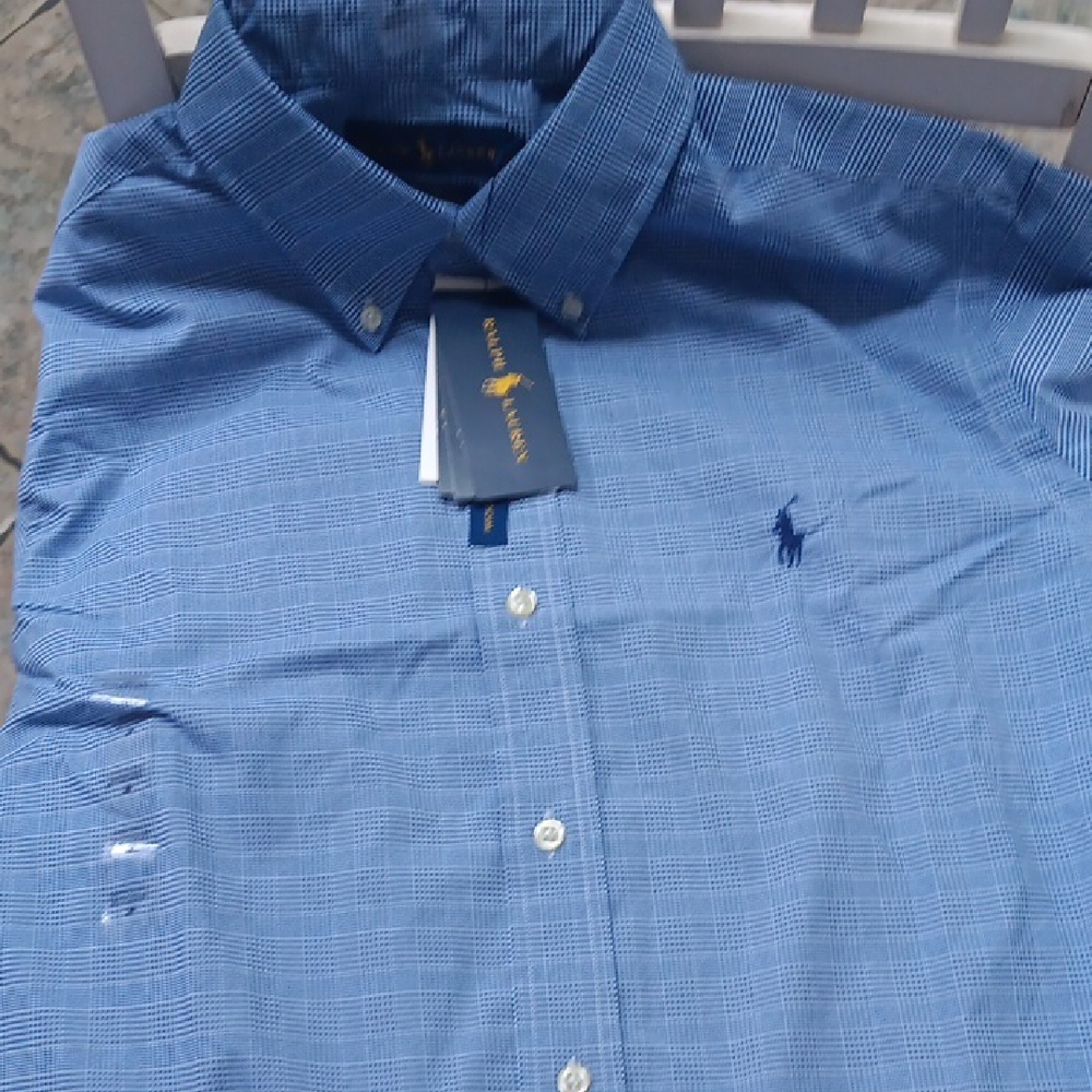 Polo by Ralph Lauren Men's Blue Shirt